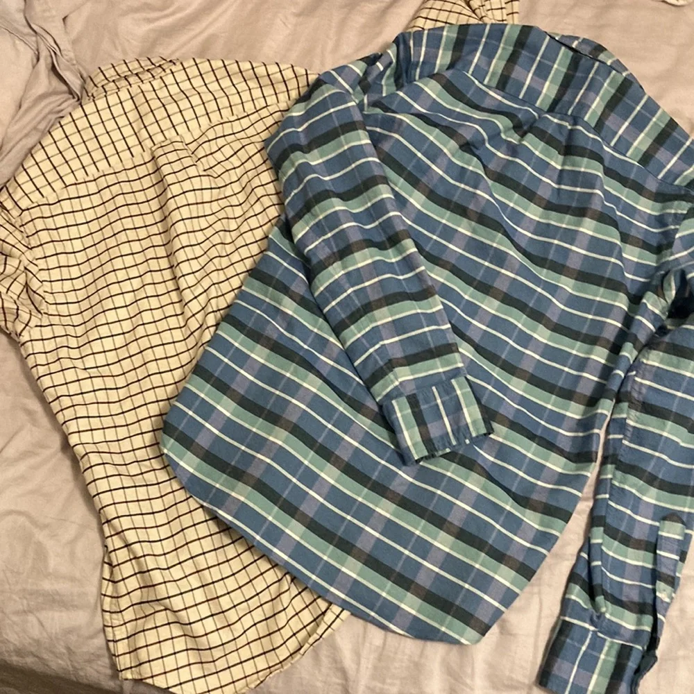 2 J.Crew Flex Oxfords